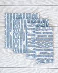 Cloth Napkins- Black Circles - Set of 4