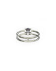 DOUBLE BAND PROMISE RING 0.75 Ct