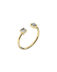 DOUBLE BRILLIANT DIAMOND RING 0.18 Ct