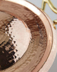 Copper Rondeau 11.5 qt with Flower Lid casserole Amoretti Brothers 