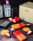 Flat Stainless Steel Popsicle Molds and Rack - Steel Sticks Popsicle Mold Supplies Ecozoi 