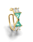 ATLANTE EMERALD EAR CUFF