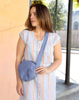 Round Crossbody Bag- Multiple Prints Available