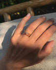 FULL MOON SOLITAIRE RING DIAMOND Rings Nayestones 