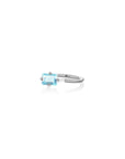 PERSONALIZED OCTOGONE RING IN WHITE GOLD Rings Nayestones 