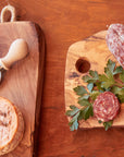 Italian Olivewood Charcuterie Board - Rope Handle