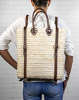 Moroccan Shopping Basket Backpack Verve Culture 