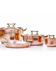 Copper Cookware 7-pcs Set w Standard Lid Cookware Bundles Amoretti Brothers 