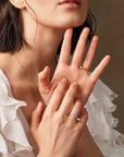 DOUBLE PETITE COMETE SIDE SOLITAIRE