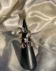 DOUBLE C MARQUISE DIAMOND RING