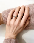 MOON ELLIPSE DIAMOND RING Y