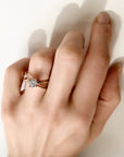 MOON ELLIPSE DIAMOND RING Y
