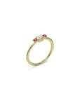 TRILOGY DIAMOND TOURMALINE RING 0.25ct