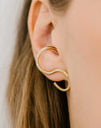 SIGNATURE EARRING WHITE TOPAZ